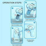 26-Hole Childrens Party Bubble Gun Toy for Kids