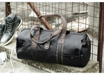 Shub-02 Faux Leather Gym-Travel Duffel Handbag by Wolph