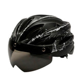 Universal Bike Cycling Helmet with Integrated Visor for Men-Women