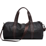 Shub-02 Faux Leather Gym-Travel Duffel Handbag by Wolph