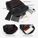 Retro 15.6inch Laptop Travel Backpack for Men